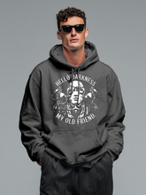 Men's printed hooded sweatshirt